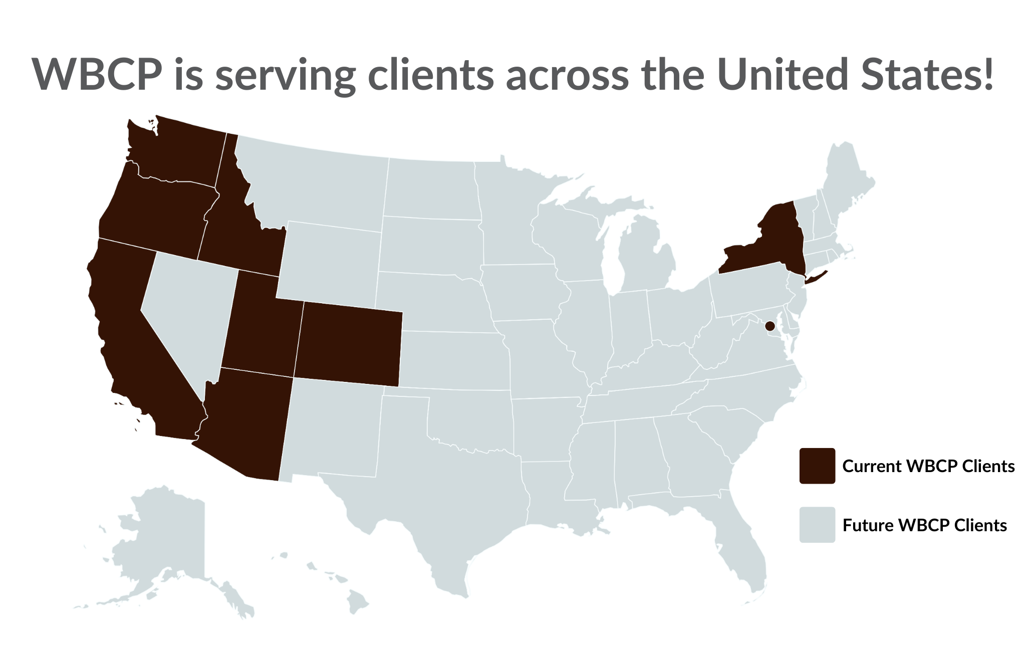 WBCP Client Map of the U.S.